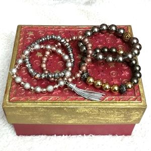 5 Beaded Bracelets